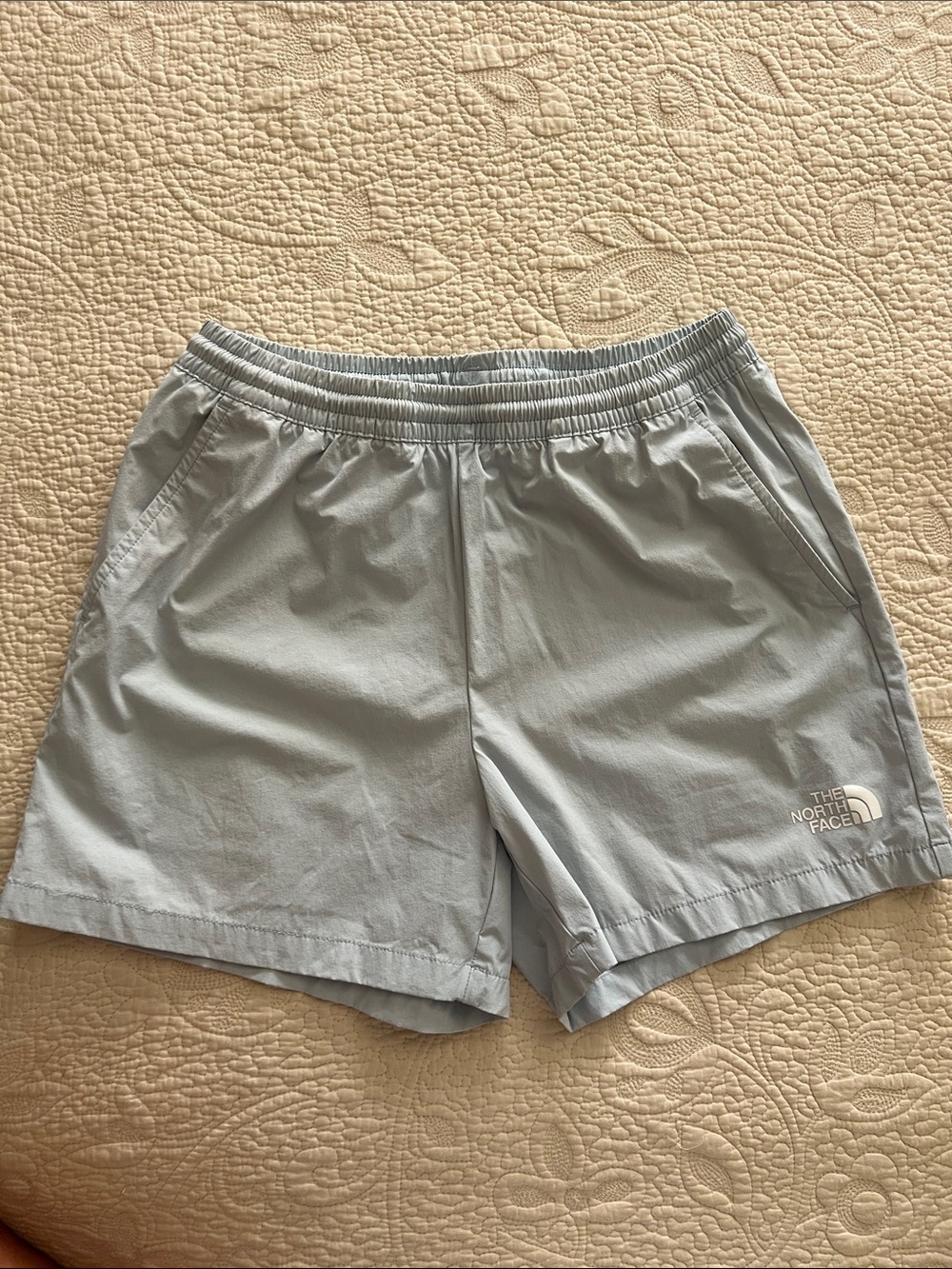 The North Face Women's Pale Blue Athletic Shorts
